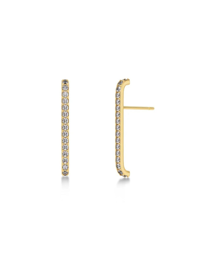 EDBLAD Plié Lobe Studs Steel