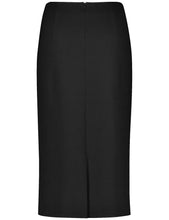 Load image into Gallery viewer, GERRY WEBER Elegant Pencil Skirt with a Belt Detail in Black
