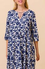 Load image into Gallery viewer, Aspiga Emma Midi Dress in Cream/Navy
