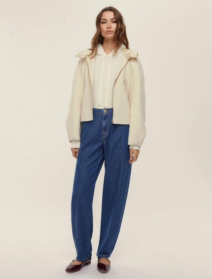 Emme Eritea Bomber Jacket in Turtledove