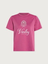 Load image into Gallery viewer, Varley Coventry Branded Tee in Ibis Rose
