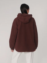 Load image into Gallery viewer, Varley Fey Relaxed Fleece in Deep Mohongany
