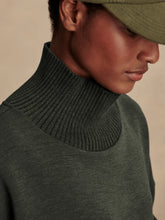 Load image into Gallery viewer, Varley Barker High-Neck Sweater in Olive Marl
