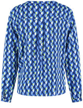 Load image into Gallery viewer, Gerry Weber Flowing Long Sleeve Blouse in Blue
