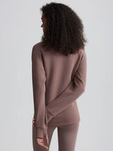 Load image into Gallery viewer, Varley Hayden Zip-Through Midlayer in Deep Taupe
