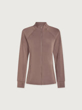 Load image into Gallery viewer, Varley Hayden Zip-Through Midlayer in Deep Taupe
