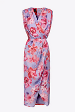 Load image into Gallery viewer, Pinko Flower Print Satin Dress
