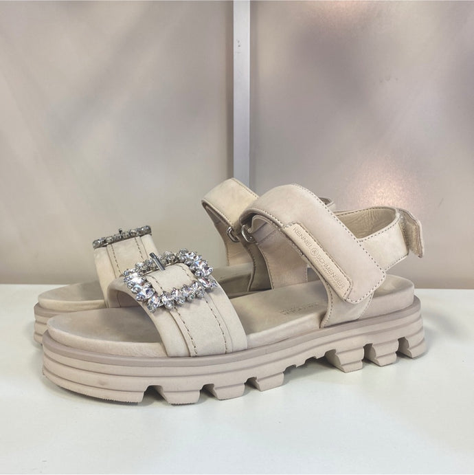 Kennel & Schmenger Act Sandles in Almond