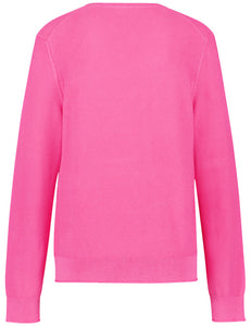 Gerry Weber Long Sleeve Sweater in Pink