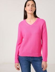 Gerry Weber Long Sleeve Sweater in Pink