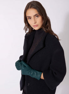 Cinzia Rocca Long Napa Gloves in Green