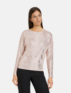 Gerry Weber Long sleeve top with shimmering effects