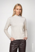 Load image into Gallery viewer, Monari Fine Knitted Jumper with Button Placket in Antique White

