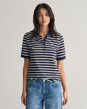 Load image into Gallery viewer, Gant Striped T-Shirt in Blue
