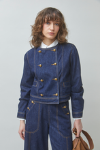 Load image into Gallery viewer, Suncoo Dakota Denim Jacket in Blue
