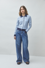 Load image into Gallery viewer, Suncoo Gualem Knit Sweater in Blue
