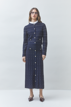 Load image into Gallery viewer, Suncoo Ganeli Cardigen in Bleu Nuit
