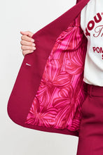 Load image into Gallery viewer, Pom Chloé Blazer in Burgundy Red
