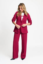 Load image into Gallery viewer, Pom Chloé Blazer in Burgundy Red
