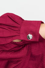 Load image into Gallery viewer, Pom Ivy Blouse in Burgundy Red
