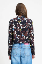 Load image into Gallery viewer, Pom Mila Bovine Blouse in Brown
