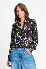Load image into Gallery viewer, Pom Mila Bovine Blouse in Brown
