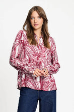 Load image into Gallery viewer, Pom Mila Ribbon Blouse in Red
