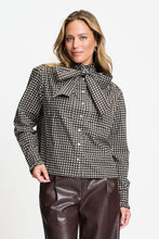 Load image into Gallery viewer, Pom Noa Check Blouse in Blouse
