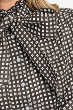 Load image into Gallery viewer, Pom Noa Check Blouse in Blouse
