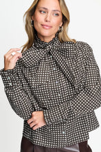 Load image into Gallery viewer, Pom Noa Check Blouse in Blouse
