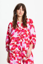 Load image into Gallery viewer, Pom Blouse  - Hero Bubble Bloom Red (SP9586)
