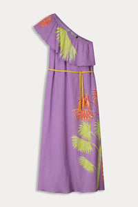 Pom Lilac Flower Dress