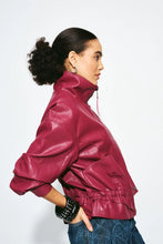 Load image into Gallery viewer, Pom Jenna Jacket in Burgundy Red
