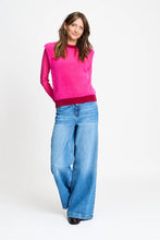 Load image into Gallery viewer, Pom Shelly Spencer in Ultra Pink
