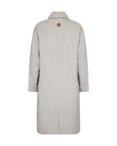 Mos Mosh Venice Wool Coat in Ecru