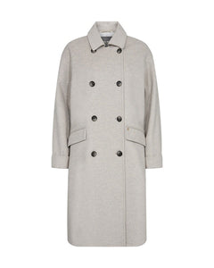 Mos Mosh Venice Wool Coat in Ecru