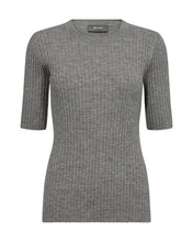 Load image into Gallery viewer, Mos Mosh Relena Rib SS Crew Neck Knit
