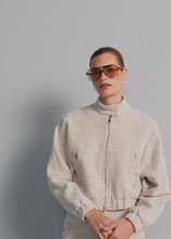 Load and play video in Gallery viewer, Riani Cropped Bouclé Jacket
