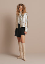 Load and play video in Gallery viewer, Riani Metallic Nappa Jacket in Gold
