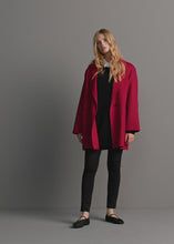 Load and play video in Gallery viewer, Riani Single Button Coat in Ruby
