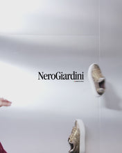 Load and play video in Gallery viewer, NeroGiardini Leather &amp; Suede Trainers in Gold
