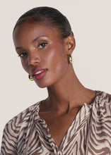 Load and play video in Gallery viewer, Riani Zebra Print Blouse with Ruffles
