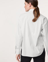 Load image into Gallery viewer, GERRY WEBER Shirt Blouse with a Semi-Sheer Lace Trim
