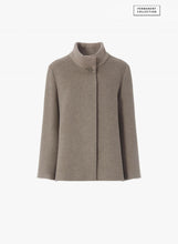 Load image into Gallery viewer, Cinzia Rocca Short Wool Coat in Silver
