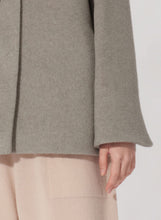 Load image into Gallery viewer, Cinzia Rocca Short Wool Coat in Silver
