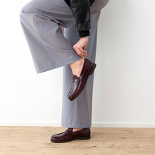 Load image into Gallery viewer, Paul Green Suede Loafers 1228 in Bordo
