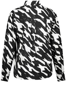 GERRY WEBER Sustainable Blouse with an Ikat Print