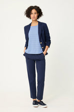 Load image into Gallery viewer, Olsen Sweater with Square Neckline in Cloud Blue
