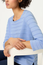Load image into Gallery viewer, Olsen Sweater with Square Neckline in Cloud Blue
