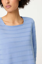 Load image into Gallery viewer, Olsen Sweater with Square Neckline in Cloud Blue
